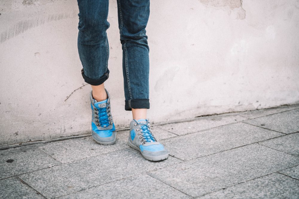 Hiqe midt i azurblå vandtæt