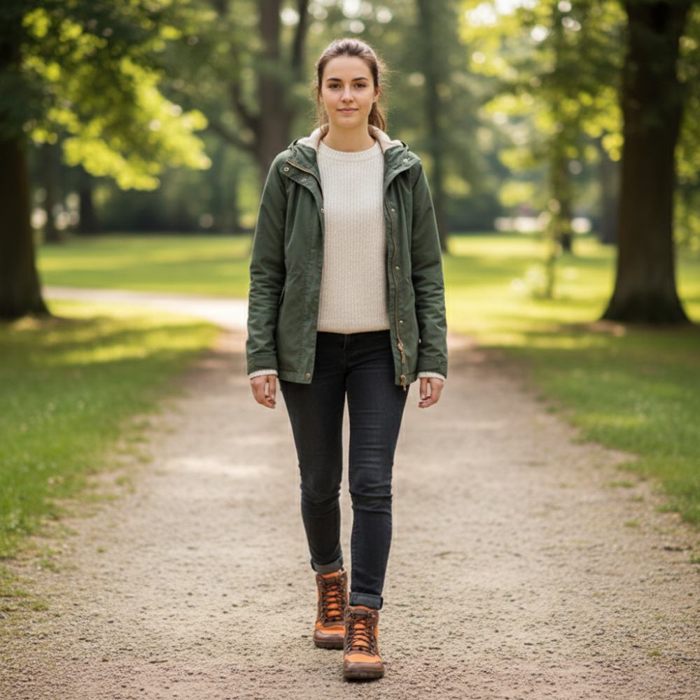 Hiqe midt vegansk orange vandtæt