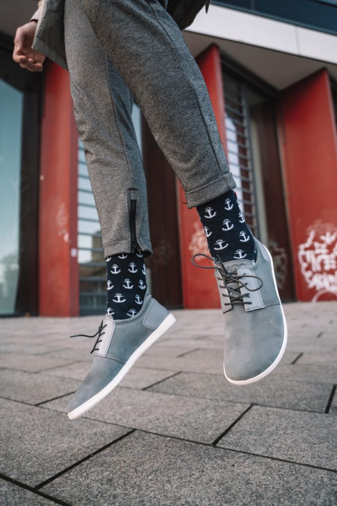 PIQUANT Velours Grey - White