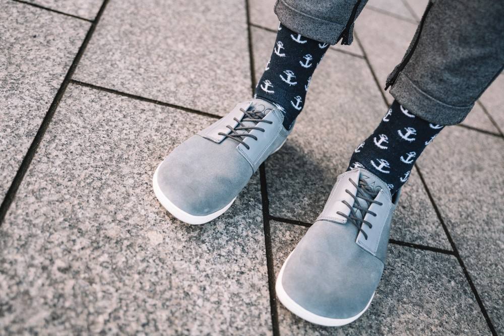 PIQUANT Velours Grey - White