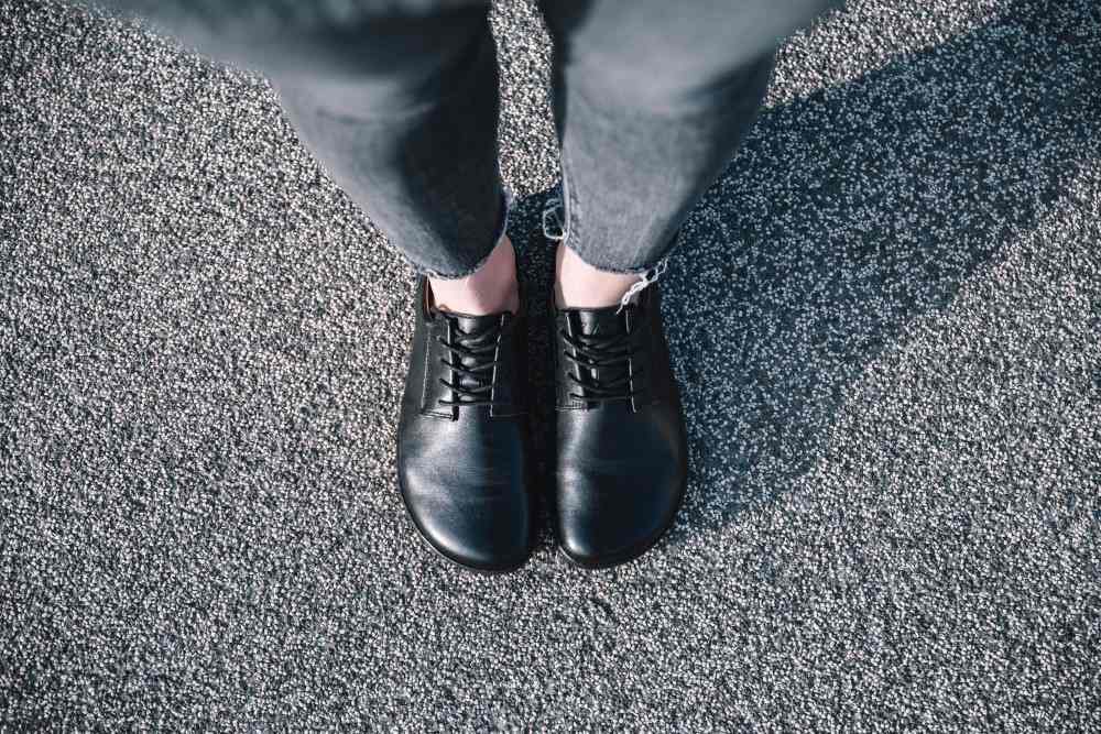 Barfußschuh ZAQQ PIQUANT Nappa Schwarz Barfußschuhe Minimalschuhe