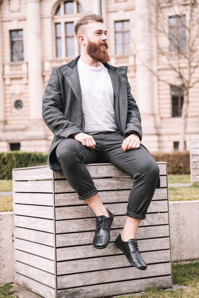 Barfußschuh ZAQQ PIQUANT Nappa Schwarz Barfußschuhe Minimalschuhe