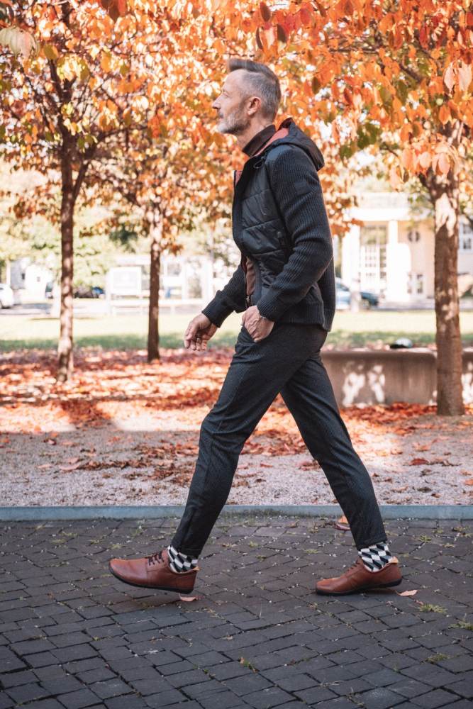Barfußschuh ZAQQ PIQUANT Nappa Cognac Barfußschuhe Minimalschuhe