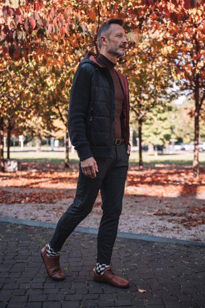Barfußschuh ZAQQ PIQUANT Nappa Cognac Barfußschuhe Minimalschuhe