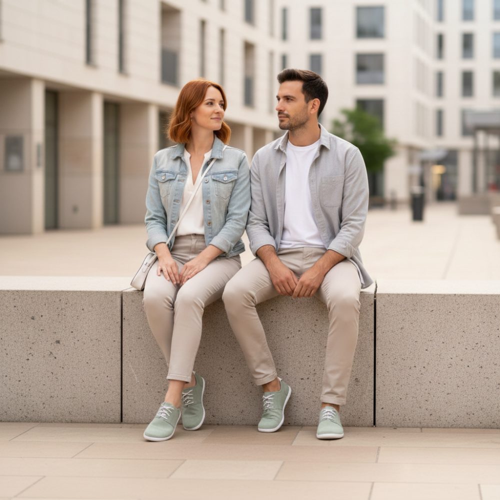 Barfußschuh ZAQQ PIQUANT Lichtgrau Barfußschuhe Minimalschuhe