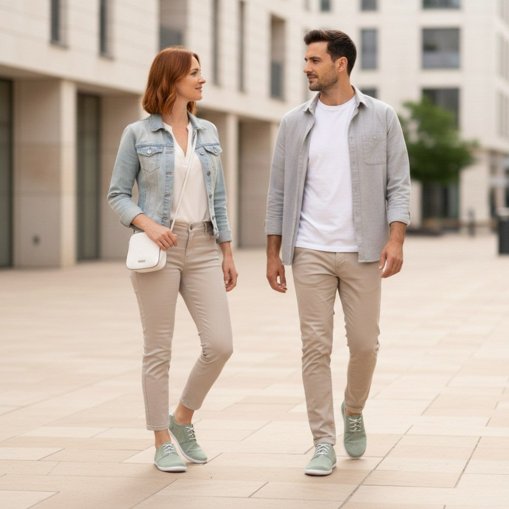 Barfußschuh ZAQQ PIQUANT Lichtgrau Barfußschuhe Minimalschuhe