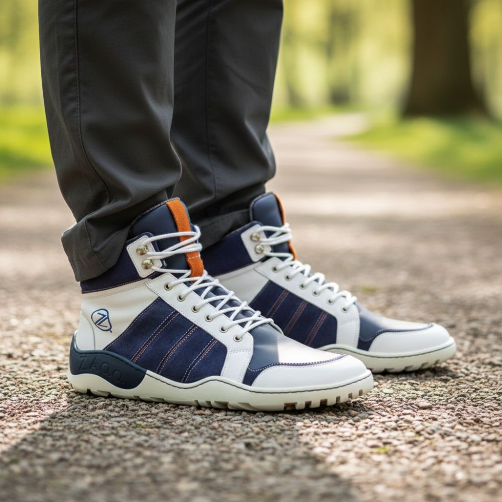 Q2 blå hvidt vandtæt