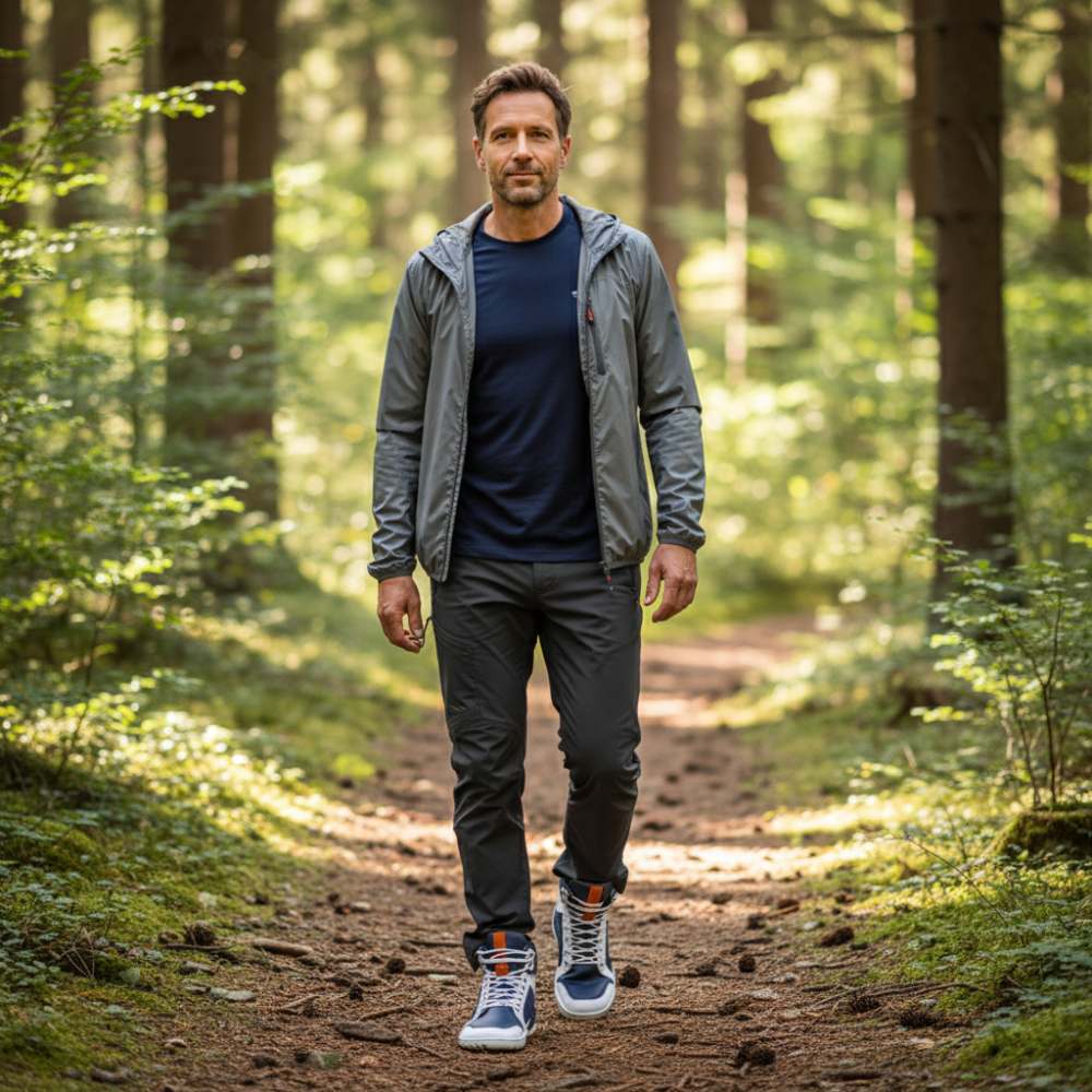 Q2 blå hvidt vandtæt