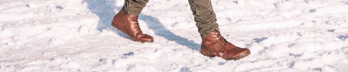 Winter Barfussschuhe Herren